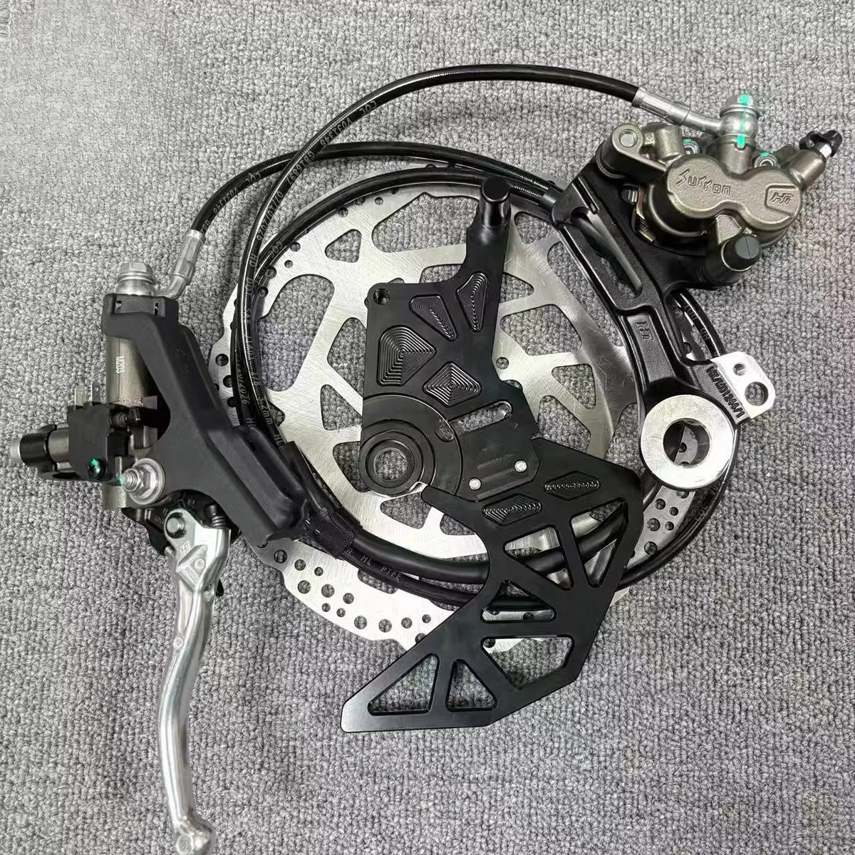 Rear ultra bee brake kit for surron lbx/eridepro